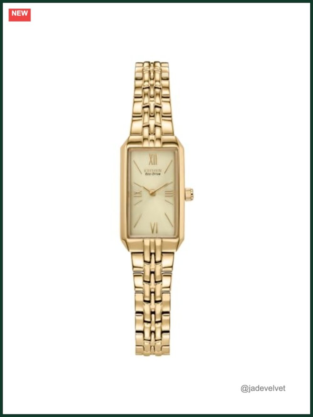 Citizen Eco-Drive Classic Dress Corso Gold-Tone Stainless Steel Slim Bracelet